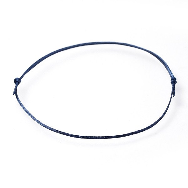 PandaHall Adjustable Flat Waxed Polyester Cords Bracelet Making, Dark Blue, 8 inch~11-7/8 inch(20.4~30cm) Waxed Polyester Cord Blue
PandaHall Adjustable Flat Waxed Polyester Cords Bracelet Making, Dark Blue, 8 inch~11-7/8 inch(20.4~30cm) Waxed Polyester Cord Blue