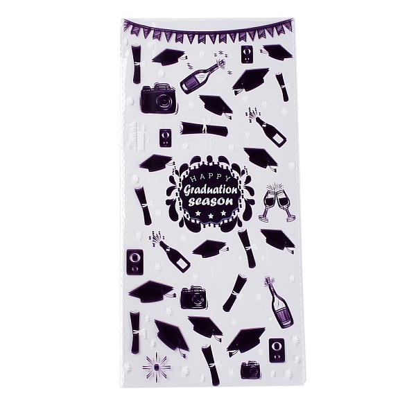 PandaHall OPP Plastic Storage Bags, Graduation Theme, for Candy, Cookies, Gift Packaging, Indigo, Rectangle, Graduation Theme Pattern..., Purple
PandaHall OPP Plastic Storage Bags, Graduation Theme, for Candy, Cookies, Gift Packaging, Indigo, Rectangle, Graduation Theme Pattern..., Purple