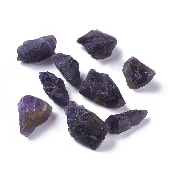 PandaHall Rough Raw Natural Amethyst Beads, Undrilled/No Hole Beads, Nuggets, 19~42x17~30x10~16mm, about 12pcs/100g, 100g/bag Amethyst...
PandaHall Rough Raw Natural Amethyst Beads, Undrilled/No Hole Beads, Nuggets, 19~42x17~30x10~16mm, about 12pcs/100g, 100g/bag Amethyst...