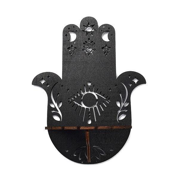 PandaHall Wooden Shelf for Crystal Ball, Witchcraft Floating Wall Shelf, for Home Room Wall Decor, Hamsa Hand, 250x193x94mm Wood Hamsa Hand..., Black
PandaHall Wooden Shelf for Crystal Ball, Witchcraft Floating Wall Shelf, for Home Room Wall Decor, Hamsa Hand, 250x193x94mm Wood Hamsa Hand..., Black