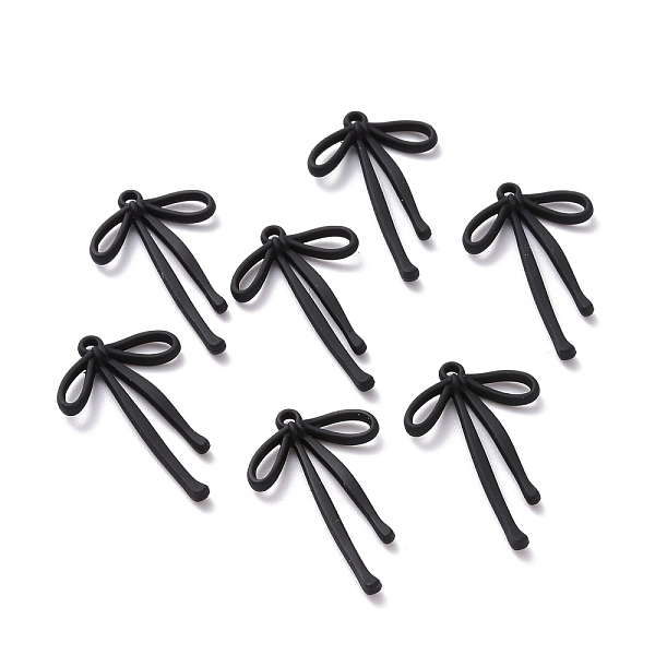 PandaHall Spray Painted Alloy Pendants, Bowknot, Black, 32.5x20x2.5mm, Hole: 1.5mm Alloy Bowknot Black
PandaHall Spray Painted Alloy Pendants, Bowknot, Black, 32.5x20x2.5mm, Hole: 1.5mm Alloy Bowknot Black