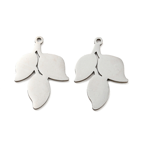 PandaHall 304 Stainless Steel Pendants, Laser Cut, Leaf Charm, Stainless Steel Color, 23.7x16.5x1mm, Hole: 1.2mm 304 Stainless Steel Leaf
PandaHall 304 Stainless Steel Pendants, Laser Cut, Leaf Charm, Stainless Steel Color, 23.7x16.5x1mm, Hole: 1.2mm 304 Stainless Steel Leaf