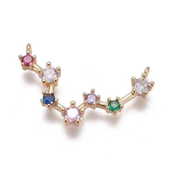 PandaHall Brass Micro Pave Cubic Zirconia Pendants, Twelve Constellations, Golden, Aquarius, 17.5x28x3mm, Hole: 1.5mm Brass+Cubic Zirconia...
PandaHall Brass Micro Pave Cubic Zirconia Pendants, Twelve Constellations, Golden, Aquarius, 17.5x28x3mm, Hole: 1.5mm Brass+Cubic Zirconia...