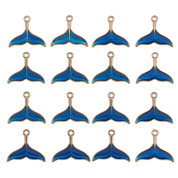PandaHall Alloy Enamel Pendants, Whale Tail Shape, Light Gold, Blue, 17x20x2mm, Hole: 1.6mm, 20pcs/Box Alloy+Enamel Others Blue
PandaHall Alloy Enamel Pendants, Whale Tail Shape, Light Gold, Blue, 17x20x2mm, Hole: 1.6mm, 20pcs/Box Alloy+Enamel Others Blue