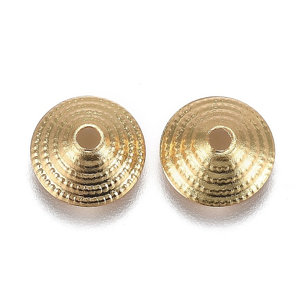 PandaHall Eco-Friendly Brass Bead Cap, Long-Lasting Plated, Cone, Golden, 9x4mm, Hole: 1.6mm Brass
PandaHall Eco-Friendly Brass Bead Cap, Long-Lasting Plated, Cone, Golden, 9x4mm, Hole: 1.6mm Brass