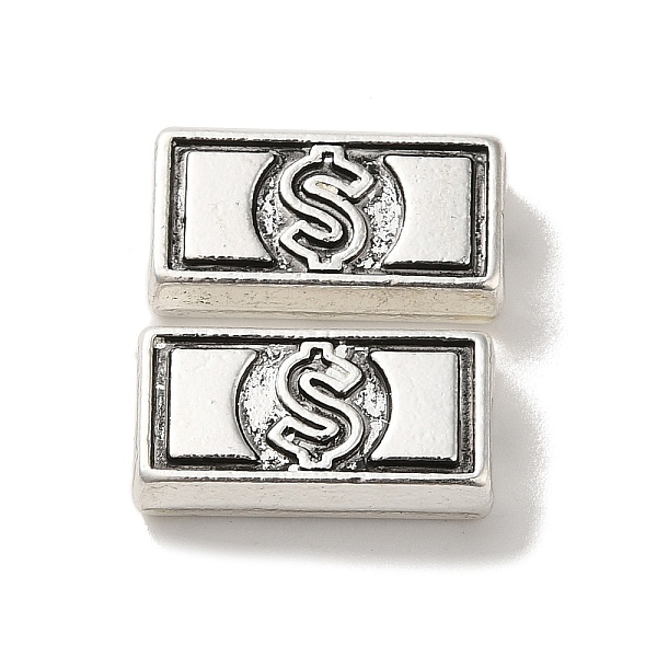 PandaHall Tibetan Style Alloy Beads, Cadmium Free & Lead Free, Rectangle, 8x16x4mm, Hole: 2mm, about 373pcs/1000g Alloy Rectangle
PandaHall Tibetan Style Alloy Beads, Cadmium Free & Lead Free, Rectangle, 8x16x4mm, Hole: 2mm, about 373pcs/1000g Alloy Rectangle
