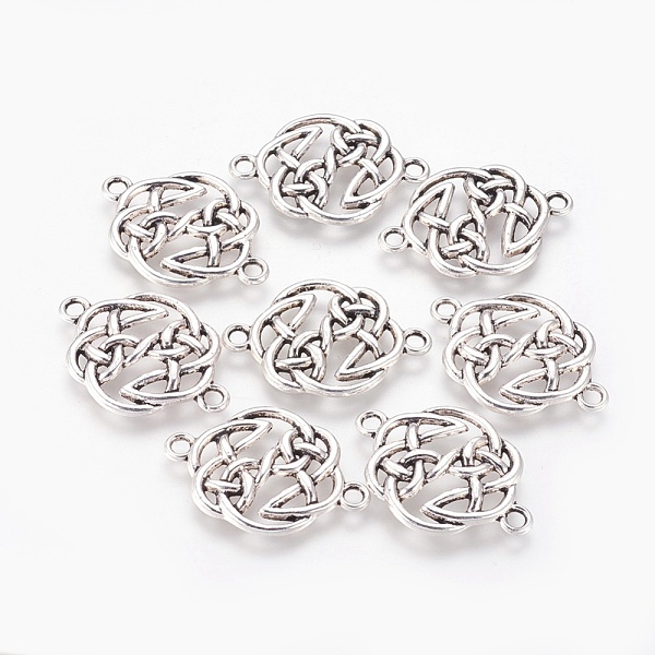 PandaHall Tibetan Style Alloy Links connectors, Flat Round Knot, Cadmium Free & Nickel Free & Lead Free, Antique Silver, 29x20x2mm, Hole...
PandaHall Tibetan Style Alloy Links connectors, Flat Round Knot, Cadmium Free & Nickel Free & Lead Free, Antique Silver, 29x20x2mm, Hole...