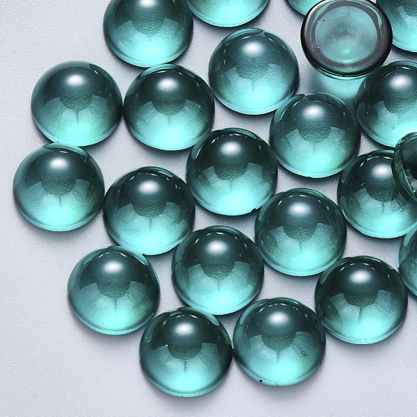 PandaHall Transparent Spray Painted Glass Cabochons, Half Round/Dome, Dark Cyan, 10x5mm Glass Half Round Cyan
PandaHall Transparent Spray Painted Glass Cabochons, Half Round/Dome, Dark Cyan, 10x5mm Glass Half Round Cyan