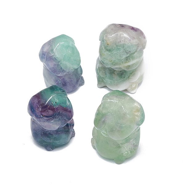 PandaHall Natural Fluorite Sculpture Display Decorations, for Home Office Desk, Dog, 20.5~22x20~23x27~30mm Fluorite Dog
PandaHall Natural Fluorite Sculpture Display Decorations, for Home Office Desk, Dog, 20.5~22x20~23x27~30mm Fluorite Dog