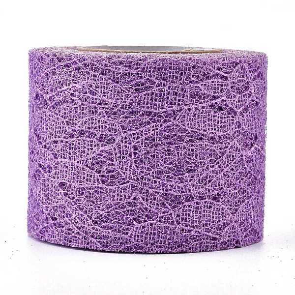 PandaHall Sparkle Lace Fabric Ribbons, with Glitter Powder, for Wedding Party Decoration, Skirts Decoration Making, Orchid, 2 inch(5cm), 10..., Purple
PandaHall Sparkle Lace Fabric Ribbons, with Glitter Powder, for Wedding Party Decoration, Skirts Decoration Making, Orchid, 2 inch(5cm), 10..., Purple