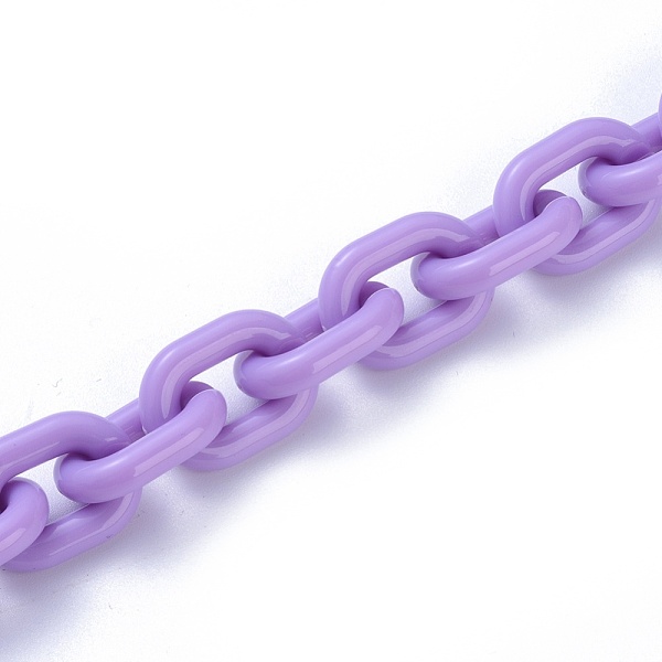 PandaHall Acrylic Handmade Cable Chains, Oval, Purple, 19x14x4mm, about 23.62 inch(60cm)/strand Acrylic Purple
PandaHall Acrylic Handmade Cable Chains, Oval, Purple, 19x14x4mm, about 23.62 inch(60cm)/strand Acrylic Purple