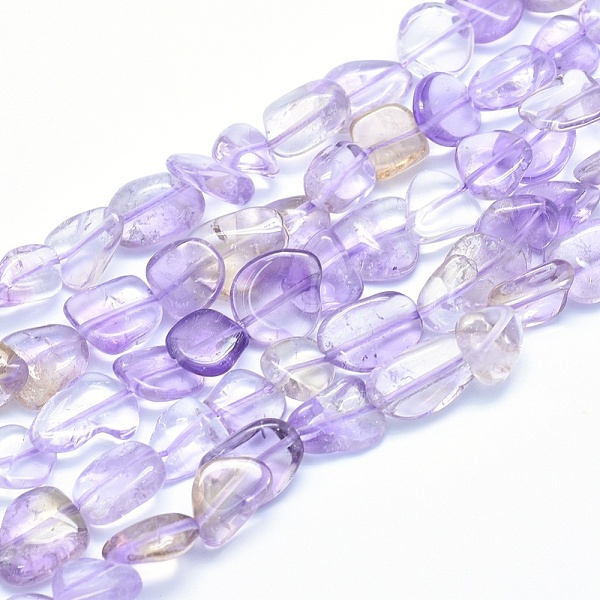 PandaHall Natural Ametrine Beads Strands, Tumbled Stone, Nuggets, 8~10x10~11x6~7mm, Hole: 1mm, about 37pcs/strand, 15.3 inch(39cm) Ametrine...
PandaHall Natural Ametrine Beads Strands, Tumbled Stone, Nuggets, 8~10x10~11x6~7mm, Hole: 1mm, about 37pcs/strand, 15.3 inch(39cm) Ametrine...