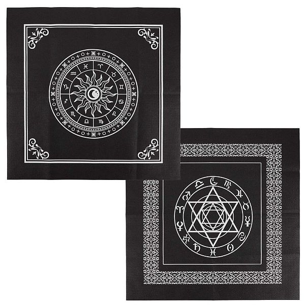 PandaHall CREATCABIN 2Pcs Altar Cloth Sun Pentagram Celestial Constellation Tarot Card Deck Spiritual Tapestry Tablecloth Power Sacred Cloth..., Black
PandaHall CREATCABIN 2Pcs Altar Cloth Sun Pentagram Celestial Constellation Tarot Card Deck Spiritual Tapestry Tablecloth Power Sacred Cloth..., Black