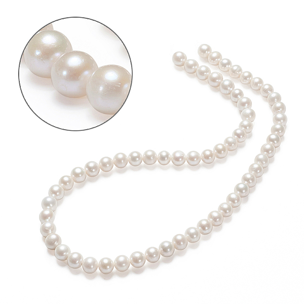 PandaHall Natural Cultured Freshwater Pearl Beads Strands, Round, PeachPuff, 7~8mm, Hole: 0.8mm, about 60pcs/strand, 15.75 inch Pearl Round..., Brown
PandaHall Natural Cultured Freshwater Pearl Beads Strands, Round, PeachPuff, 7~8mm, Hole: 0.8mm, about 60pcs/strand, 15.75 inch Pearl Round..., Brown