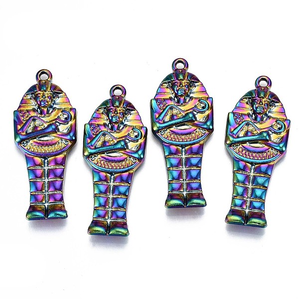 PandaHall Alloy Pendants, Cadmium Free & Lead Free, Pharaoh, Rainbow Color, 45x18x4mm, Hole: 2mm Alloy Human
PandaHall Alloy Pendants, Cadmium Free & Lead Free, Pharaoh, Rainbow Color, 45x18x4mm, Hole: 2mm Alloy Human