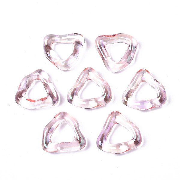 PandaHall Transparent Resin Finger Rings, AB Color Plated, Triangle, Pearl Pink, Inner Diameter: 11mm Resin
PandaHall Transparent Resin Finger Rings, AB Color Plated, Triangle, Pearl Pink, Inner Diameter: 11mm Resin