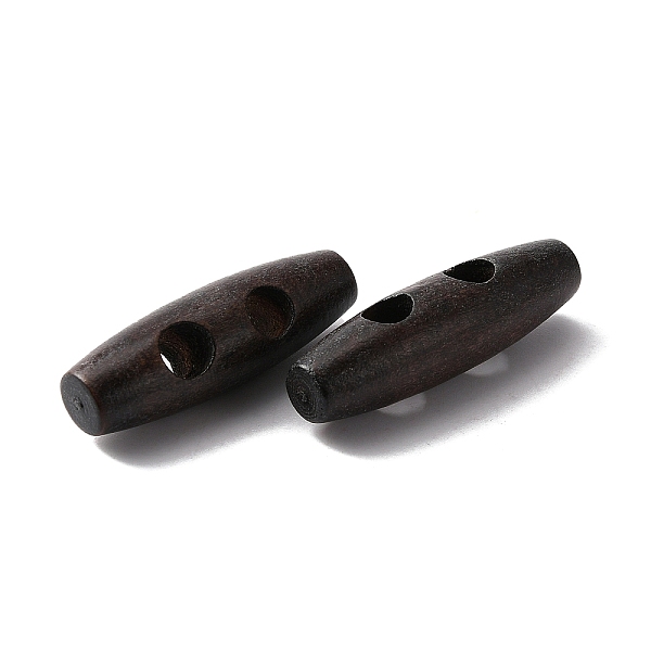 PandaHall Natural Wood Buttons, Horn Toggle Buttons, 2-Hole, Dyed, for Sewing Accessories, Coconut Brown, 40x12mm, Hole: 6mm Wood Column
PandaHall Natural Wood Buttons, Horn Toggle Buttons, 2-Hole, Dyed, for Sewing Accessories, Coconut Brown, 40x12mm, Hole: 6mm Wood Column