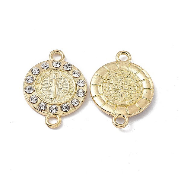 PandaHall Religion Alloy Crystal Rhinestone Connector Charms, Flat Round Links with Saint, Golden, 27x19x3mm, Hole: 2.2mm Alloy+Rhinestone..., Clear
PandaHall Religion Alloy Crystal Rhinestone Connector Charms, Flat Round Links with Saint, Golden, 27x19x3mm, Hole: 2.2mm Alloy+Rhinestone..., Clear