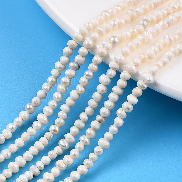 PandaHall Natural Cultured Freshwater Pearl Beads Strands, Potato, Seashell Color, 2.5~3.5x2~3mm, Hole: 0.6mm, about 139~145pcs/strand...
PandaHall Natural Cultured Freshwater Pearl Beads Strands, Potato, Seashell Color, 2.5~3.5x2~3mm, Hole: 0.6mm, about 139~145pcs/strand...
