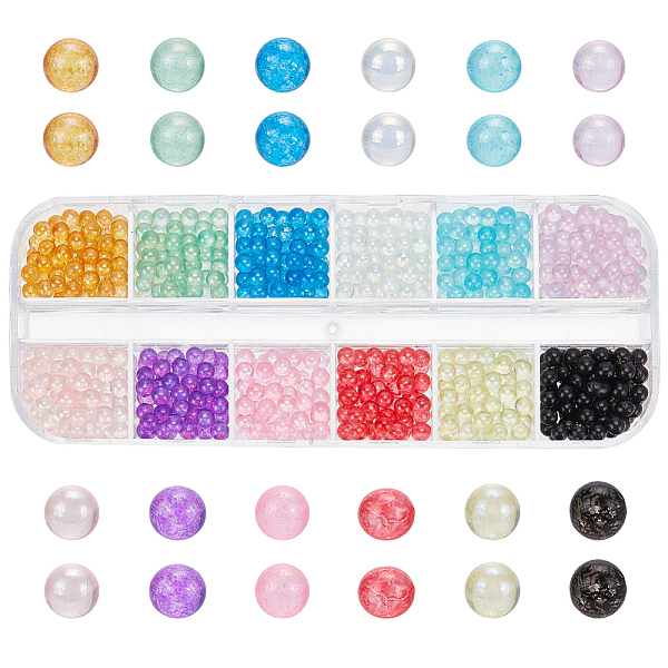 PandaHall 60G 12 Colors Bubble Beads, DIY 3D Nail Art Decoration Mini Glass Beads, Tiny Caviar Nail Beads, Mixed Color, 3.5~4mm, about..., Multicolor
PandaHall 60G 12 Colors Bubble Beads, DIY 3D Nail Art Decoration Mini Glass Beads, Tiny Caviar Nail Beads, Mixed Color, 3.5~4mm, about..., Multicolor