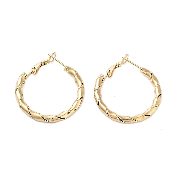PandaHall Vacuum Plating 202 Stainless Steel Hoop Earrings, with 304 Stainless Steel Pins, Golden, 30x3.5mm 202 Stainless Steel
PandaHall Vacuum Plating 202 Stainless Steel Hoop Earrings, with 304 Stainless Steel Pins, Golden, 30x3.5mm 202 Stainless Steel