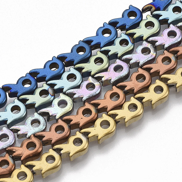 PandaHall Electroplated Non-magnetic Synthetic Hematite Beads Strands, OK Gesture, Mixed Color, 9.5x5.5x3mm, Hole: 1mm, about...
PandaHall Electroplated Non-magnetic Synthetic Hematite Beads Strands, OK Gesture, Mixed Color, 9.5x5.5x3mm, Hole: 1mm, about...