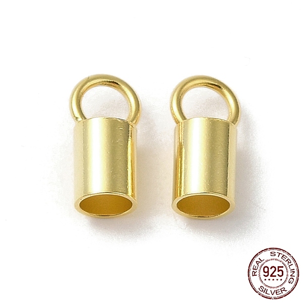 PandaHall 925 Sterling Silver Cord Ends, End Caps, Column, Golden, 7x3.5x3mm, Hole: 2.3mm, Inner Diameter: 2.5mm Sterling Silver Column
PandaHall 925 Sterling Silver Cord Ends, End Caps, Column, Golden, 7x3.5x3mm, Hole: 2.3mm, Inner Diameter: 2.5mm Sterling Silver Column