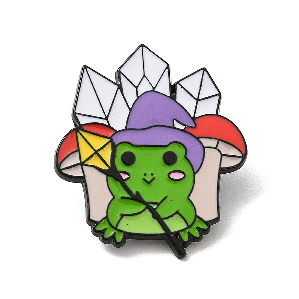 PandaHall Frog Enamel Pin, Black Alloy Brooch for Backpack Clothes, Mushroom, 30x26x1mm Alloy+Enamel Mushroom
PandaHall Frog Enamel Pin, Black Alloy Brooch for Backpack Clothes, Mushroom, 30x26x1mm Alloy+Enamel Mushroom