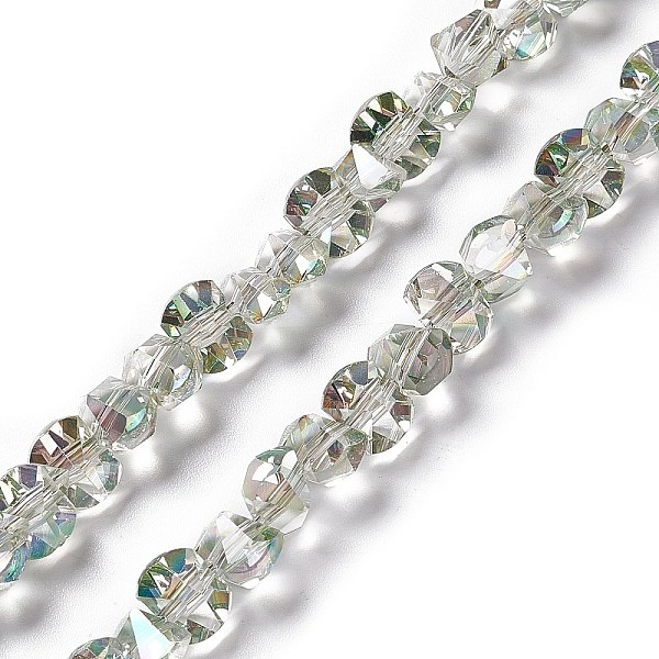 PandaHall Transparent Electroplate Glass Beads Strands, Full Rainbow Plated, Faceted, Bowknot, Light Green, 6x8x7.5mm, Hole: 1.5mm, about...
PandaHall Transparent Electroplate Glass Beads Strands, Full Rainbow Plated, Faceted, Bowknot, Light Green, 6x8x7.5mm, Hole: 1.5mm, about...