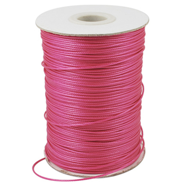 PandaHall Korean Waxed Polyester Cord, Bead Cord, Camellia, 1.2mm, about 185yards/roll Waxed Polyester Cord Round Pink
PandaHall Korean Waxed Polyester Cord, Bead Cord, Camellia, 1.2mm, about 185yards/roll Waxed Polyester Cord Round Pink