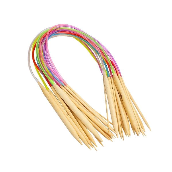 PandaHall Bamboo Circular Knitting Needles Sets, with Colorful Plastic Tube, Mixed Color, 40cm, 18pcs/set Bamboo Multicolor
PandaHall Bamboo Circular Knitting Needles Sets, with Colorful Plastic Tube, Mixed Color, 40cm, 18pcs/set Bamboo Multicolor