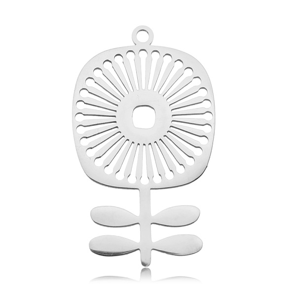 PandaHall 201 Stainless Steel Pendants, Laser Cut, Flower, Stainless Steel Color, 33x19x1mm, Hole: 1.6mm 201 Stainless Steel Flower
PandaHall 201 Stainless Steel Pendants, Laser Cut, Flower, Stainless Steel Color, 33x19x1mm, Hole: 1.6mm 201 Stainless Steel Flower
