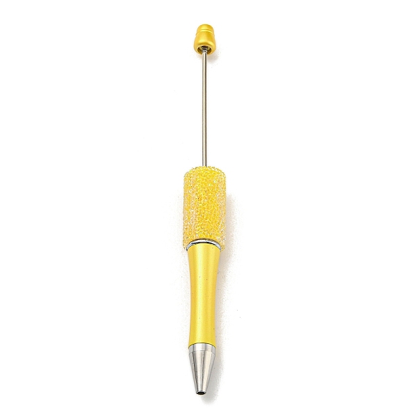 PandaHall Plastic Ball-Point Pen, Rhinestone Beadable Pen, for DIY Personalized Pen with Jewelry Bead, Yellow, 144x14.5mm Plastic Yellow
PandaHall Plastic Ball-Point Pen, Rhinestone Beadable Pen, for DIY Personalized Pen with Jewelry Bead, Yellow, 144x14.5mm Plastic Yellow