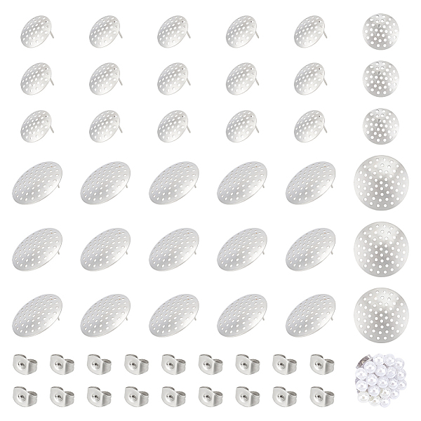 PandaHall UNICRAFTALE 60 Pcs 2 Sizes Stainless Steel Stud Earring Findings Flat Round Stud Earring Hollow Filigree Stud Earrings Metal...
PandaHall UNICRAFTALE 60 Pcs 2 Sizes Stainless Steel Stud Earring Findings Flat Round Stud Earring Hollow Filigree Stud Earrings Metal...