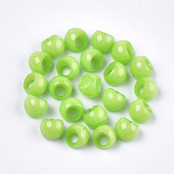 PandaHall Opaque AS Plastic Charms, Suzumaru Beads, Round, Lawn Green, 10x9.5x9mm, Hole: 4mm, about 1600pcs/500g Plastic Round Green
PandaHall Opaque AS Plastic Charms, Suzumaru Beads, Round, Lawn Green, 10x9.5x9mm, Hole: 4mm, about 1600pcs/500g Plastic Round Green