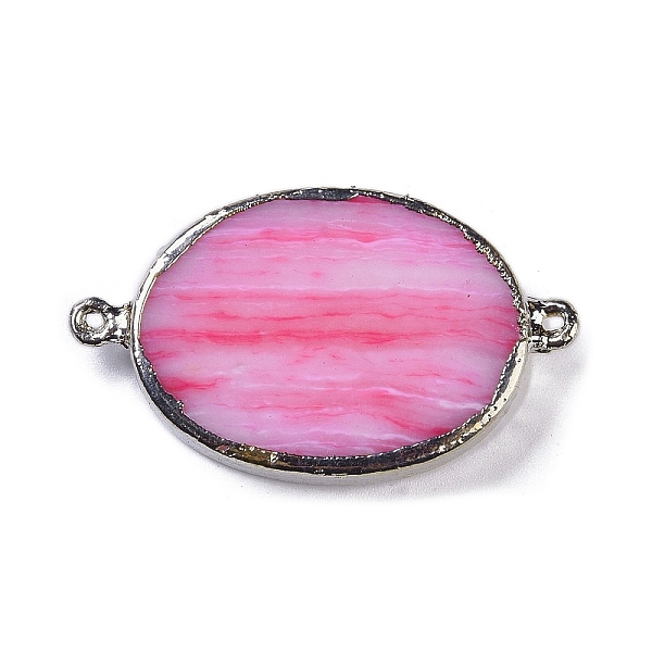 PandaHall Synthetic Picture Jasper Dyed Connector Charms, Oval Links with Brass Findings, Camellia, Platinum, 43x25x7mm, Hole: 2mm Picture..., Pink
PandaHall Synthetic Picture Jasper Dyed Connector Charms, Oval Links with Brass Findings, Camellia, Platinum, 43x25x7mm, Hole: 2mm Picture..., Pink