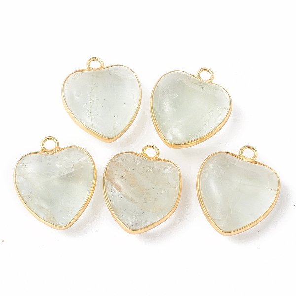 PandaHall Natural Green Fluorite Pendants, with Golden Plated Brass Findings, Heart Charms, 18~19x15~17x7~10mm, Hole: 2mm Fluorite Heart
PandaHall Natural Green Fluorite Pendants, with Golden Plated Brass Findings, Heart Charms, 18~19x15~17x7~10mm, Hole: 2mm Fluorite Heart