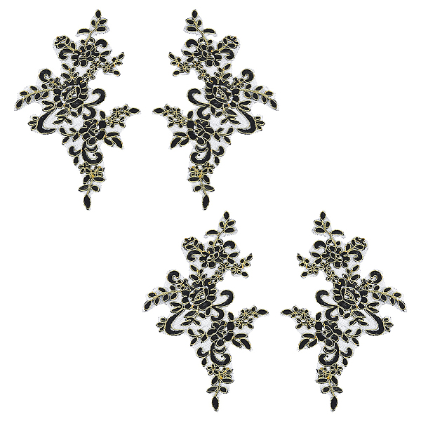 PandaHall 4Pcs Lace Flower Appliques Embroidered Trim Applique Lace Fabric Patches Polyester Garment Patches Bridal Wedding Applique Decor..., Black
PandaHall 4Pcs Lace Flower Appliques Embroidered Trim Applique Lace Fabric Patches Polyester Garment Patches Bridal Wedding Applique Decor..., Black