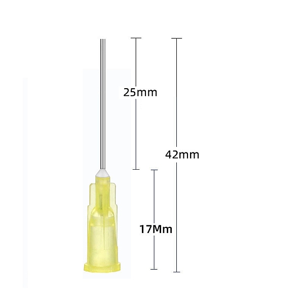 PandaHall Plastic & Stainless Steel Fluid Precision Blunt Needle Dispense Tips, Glue Dispensing Needles, Yellow, 42x6mm, Pin: 0.92mm, Hole...
PandaHall Plastic & Stainless Steel Fluid Precision Blunt Needle Dispense Tips, Glue Dispensing Needles, Yellow, 42x6mm, Pin: 0.92mm, Hole...