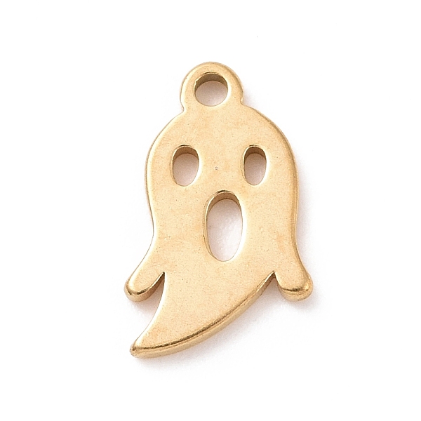 PandaHall 304 Stainless Steel Charms, Ghost Charms, Golden, 11x7x1mm, Hole: 1.2mm 304 Stainless Steel Ghost
PandaHall 304 Stainless Steel Charms, Ghost Charms, Golden, 11x7x1mm, Hole: 1.2mm 304 Stainless Steel Ghost