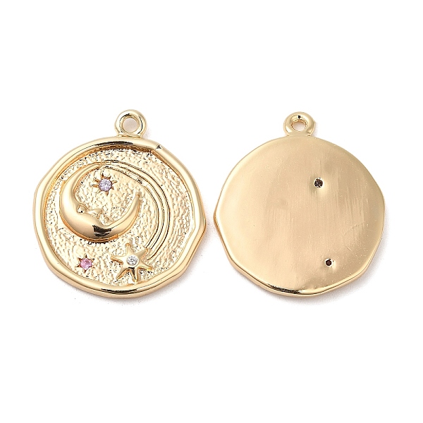 PandaHall Brass Micro Pave Cubic Zirconia Pendants, Nickel Free, Flat Round, Real 18K Gold Plated, 22x19x2mm, Hole: 1.4mm Brass+Cubic...
PandaHall Brass Micro Pave Cubic Zirconia Pendants, Nickel Free, Flat Round, Real 18K Gold Plated, 22x19x2mm, Hole: 1.4mm Brass+Cubic...