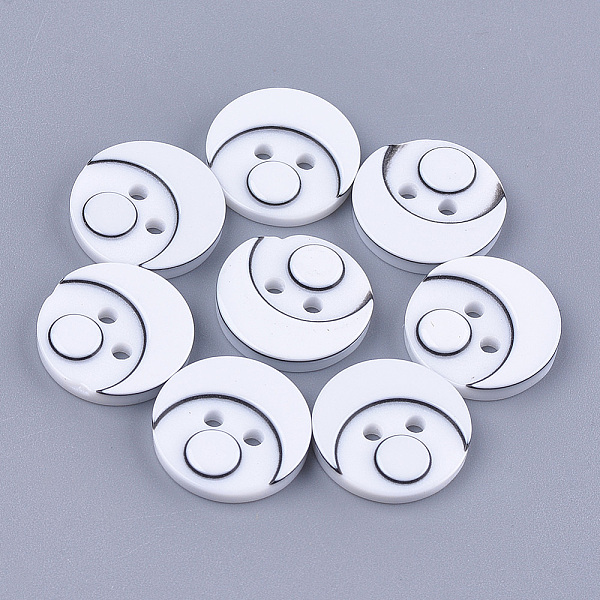 PandaHall Resin Buttons, 2-Hole, Flat Round, White, 15x3mm, Hole: 2mm, about 1000pcs/bag Resin Flat Round White
PandaHall Resin Buttons, 2-Hole, Flat Round, White, 15x3mm, Hole: 2mm, about 1000pcs/bag Resin Flat Round White