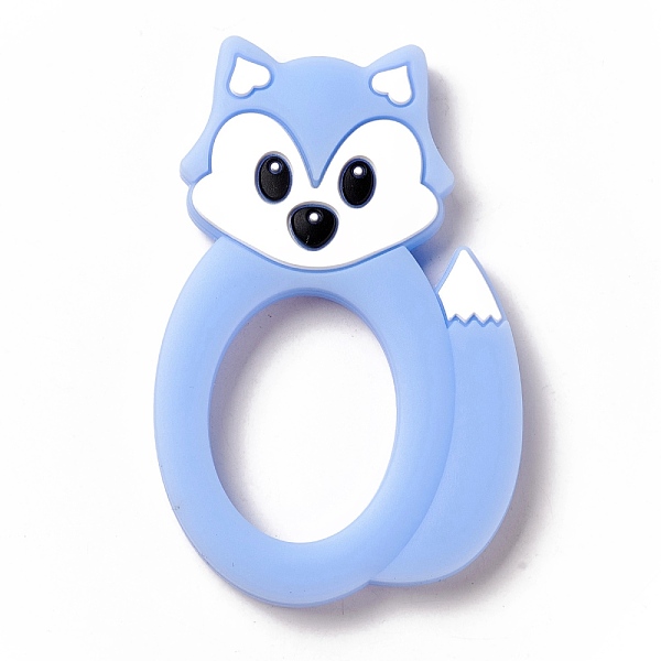 PandaHall Food Grade Eco-Friendly Silicone Beads, Chewing Beads For Teethers, DIY Nursing Necklaces Making, Fox, Blue, 79x51x9mm Silicone...
PandaHall Food Grade Eco-Friendly Silicone Beads, Chewing Beads For Teethers, DIY Nursing Necklaces Making, Fox, Blue, 79x51x9mm Silicone...