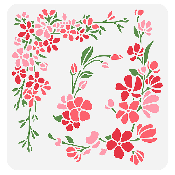 PandaHall FINGERINSPIRE Cherry Blossom Frame Stencil 11.8x11.8inch Reusable Cherry Blossom Corner Painting Template Spring Flower Drawing...
PandaHall FINGERINSPIRE Cherry Blossom Frame Stencil 11.8x11.8inch Reusable Cherry Blossom Corner Painting Template Spring Flower Drawing...