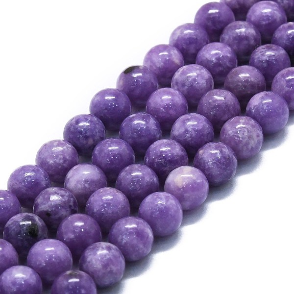 PandaHall Natural Lepidolite/Purple Mica Stone Beads Strands, Round, 8mm, Hole: 1.2mm, about 51pcs/strand, 15.75''(40cm) Lepidolite Round
PandaHall Natural Lepidolite/Purple Mica Stone Beads Strands, Round, 8mm, Hole: 1.2mm, about 51pcs/strand, 15.75''(40cm) Lepidolite Round