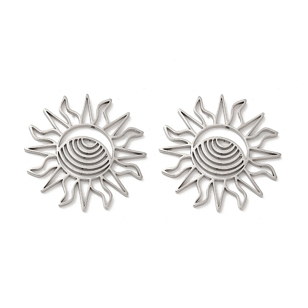 PandaHall 304 Stainless Steel Cobochons, Sun, Stainless Steel Color, 25x25x1.5mm 304 Stainless Steel Sun
PandaHall 304 Stainless Steel Cobochons, Sun, Stainless Steel Color, 25x25x1.5mm 304 Stainless Steel Sun