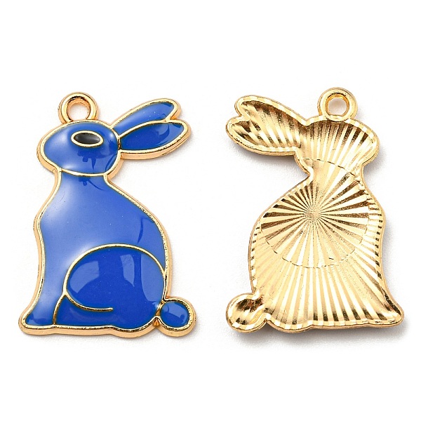 PandaHall Alloy Pendants, with Enamel, Golden, Cadmium Free & Nickel Free & Lead Free, Rabbit Charms, Blue, 25x17.5x2.5mm, Hole: 1.6mm...
PandaHall Alloy Pendants, with Enamel, Golden, Cadmium Free & Nickel Free & Lead Free, Rabbit Charms, Blue, 25x17.5x2.5mm, Hole: 1.6mm...