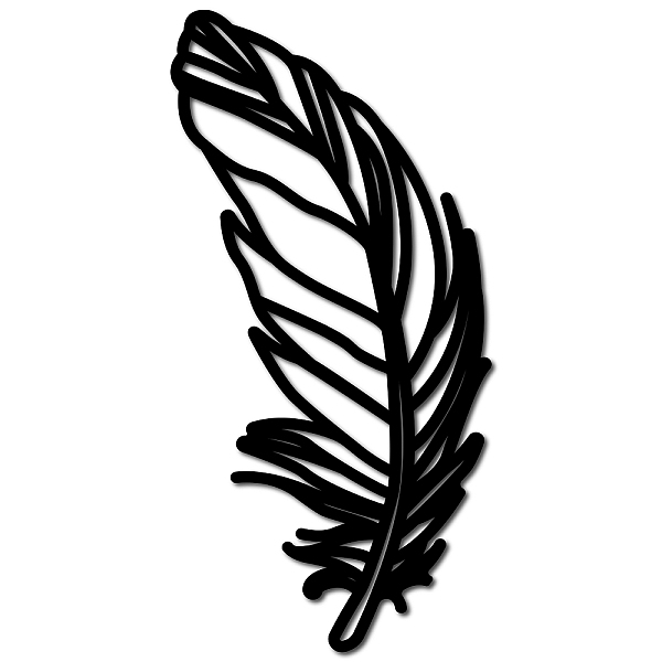 PandaHall Laser Cut Basswood Wall Sculpture, for Home Decoration Kitchen Supplies, Feather, 300x150x5mm Wood Feather Black
PandaHall Laser Cut Basswood Wall Sculpture, for Home Decoration Kitchen Supplies, Feather, 300x150x5mm Wood Feather Black