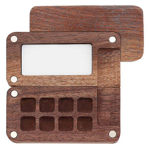 PandaHall Black Walnut Wood Watercolor Paints Palette Box, with 8 Grids, Magnetic Flip Painting Storage Box, for Art Painting Paints Storage..., Brown
PandaHall Black Walnut Wood Watercolor Paints Palette Box, with 8 Grids, Magnetic Flip Painting Storage Box, for Art Painting Paints Storage..., Brown