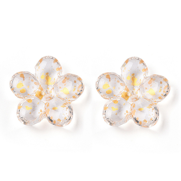 PandaHall Spray Painted Transparent Glass Beads, Flower, Gold, 21x21.5x7mm, Hole: 1.8mm Glass Flower Gold
PandaHall Spray Painted Transparent Glass Beads, Flower, Gold, 21x21.5x7mm, Hole: 1.8mm Glass Flower Gold
